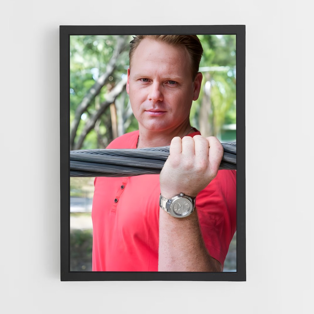 Poster Nik wallenda – affiche Saut à l’élastique (vue 2)